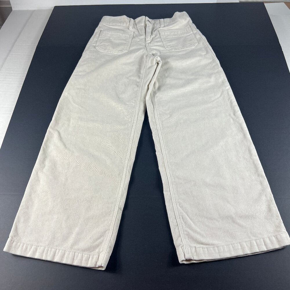 American Eagle Corduroy Pants Womens 29x27* Low Rise Baggy Wide Leg White Tag 0S